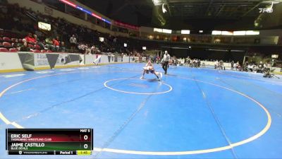 125 lbs Champ. Round 1 - Jaime Castillo, Blue Devils vs Eric Self, Thorobred Wrestling Club