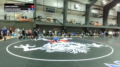 120 lbs Cons. Sub-rd Of 16 - James Edmonds vs Kenneth Richards, Fighting Squirrels