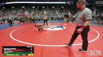 3A-120 lbs Semifinal - Ryan Nutt, Pinedale vs Kaleb Gunter, Green River