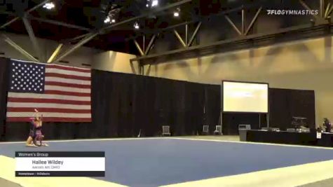 Hallee Wildey - Women's Group, Aerials Ath OHIO - 2021 USA Gymnastics Championships
