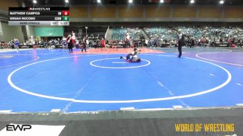 73 lbs Semifinal - Matthew Campos, Red Wave Wrestling vs Urijah Rucobo, Central Coast Most Wanted
