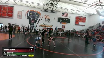 71 lbs Cons. Semi - Eli Gideon, Cody Wrestling Club vs James Frimml, Worland Wrestling Club