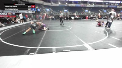 138 lbs 5th Place - Dawson Dunn, East Kansas Eagles vs Tyler Maestas, Mile High Wrestling Club