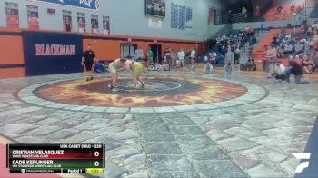 220 lbs Round 4 - Cristian Velasquez, Wave Wrestling Club vs Cade Keplinger, WV Stampede Wrestling Club