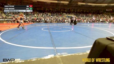 61 lbs Round Of 32 - Knox Payne, Roundtree Wrestling Academy vs Luke Brown, Open Mats