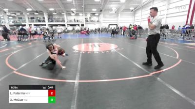 60 lbs 5th Place - Logan Palermo, New England Gold WC vs Xavier McCue, Vision Quest WC