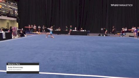 Kate Kimminau - Women's Pairs, Planet Gymnastics - 2021 Women's Xcel Region 4 Championships