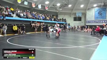 JV-5 lbs Round 2 - Liam Nefzger, West Delaware, Manchester vs Keegan Grobe, Williamsburg