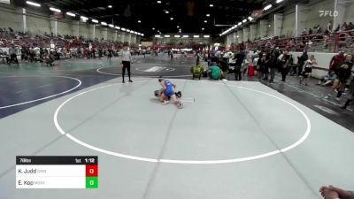 78 lbs Rr Rnd 4 - Kington Judd, Grindhouse WC vs Eli Kop, Montezuma Cortez WC