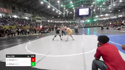 165 lbs Round Of 32 - Jalias Gamez, Boltz Middle School vs Jayce Wilson, Woodland Park