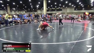 144 lbs Round 1 (6 Team) - Ace Robinson, Team Chattanooga vs Cole Gros, BRAWL Black