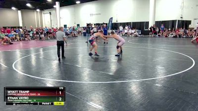 175 lbs Quarters & Wb (16 Team) - Ethan Vayro, Team Diamond Fish Pink vs Wyatt Tramp, Capitian Nebraska (A Team)