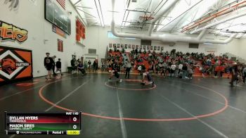 120B Round 4 - Dyllan Myers, Thermopolis vs Mason Sires, Campbell County