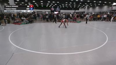 110 lbs Cons. Rd Of 32 - Stella Isensee, Betterman Elite Wrestling vs Khole Perez, Greg Gomez Trained Wrestling