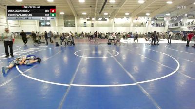 82 lbs Round Of 16 - Luca Azzarello, Smitty's Wrestling Barn vs Cyer Paplauskas, Bristol