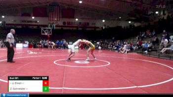 182 lbs 5th Place Match - Jack Dixon, Bishop Chatard vs Zane Schneider, Northeastern