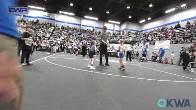 37/40 lbs Rr Rnd 2 - Ella Weldon, Noble Takedown Club vs Emsley Bogle (37), Noble Takedown Club