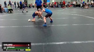 84 lbs Round 3 (4 Team) - Mark Bibro, Mat Warriors Red vs Cal DiStefano, Wall