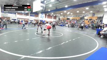 190 lbs Quarterfinal - Jaxen Cooke, Norco vs Xander Birakos, Oakdale