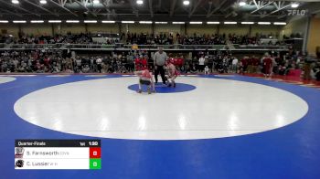 120 lbs Quarterfinal - Stone Farnsworth, Coventry vs Charlie Lussier, Whitman-Hanson