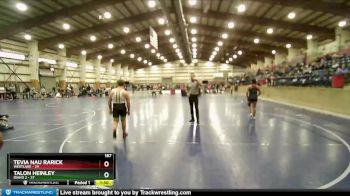187 lbs Finals (2 Team) - Talon Heinley, Idaho 2 vs Tevia Nau Rarick, Westlake
