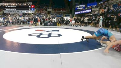 157 lbs 3rd Place Match - Lucas Drake, Pennsylvania vs Jake Austin, Florida