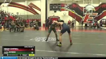 138 lbs Cons. Round 2 - Luca Romero, Damien vs Xenan Campbell, Los Osos