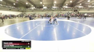 65 lbs Cons. Round 4 - Nathan Robb, Harrisonville Youth Wrestling Club-AAA vs Trace Core, Marceline Kids Wrestling Club
