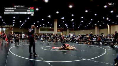 132 lbs Semifinal - Kenidi Nine, Big Money Movin vs Laken Griffin, BRAWL PINK