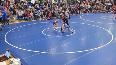 114 lbs Champ. Round 2 - Tayler Pinzok, Chautauqua Lake vs Eliana Caldwell, Falconer