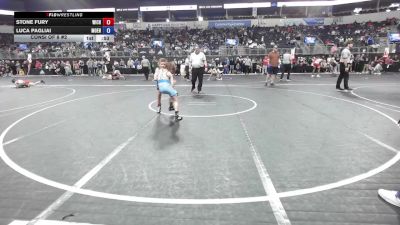78 lbs Consi Of 8 #2 - Stone Fury, Wichita Wrestling Club vs Luca Pagliai, Moen Wrestling Academy