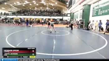 132 lbs Cons. Round 4 - Jadyn Jackson, Kuna vs McKenzie Spicer, Heritage