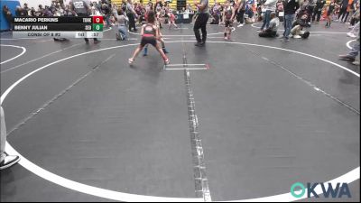 58 lbs Consi Of 8 #2 - Macario Perkins, Team Of Hard Knox vs BENNY JULIAN, SEO Wrestling Club