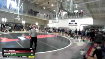 190 lbs Champ. Round 2 - Riley Berger, Coeur D`Alene High School vs Bayden Beard, Central Valley