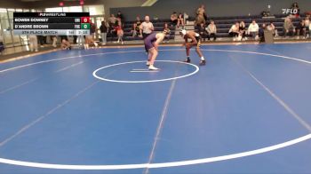 125 lbs 5th Place Match - Bowen Downey, Northern Iowa vs D`Andre Brown, Fort Hays State