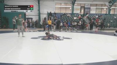 52/56 Round 2 - Makayla Harris, Beaver Bobcats vs Jayden Mashewske, Riled Up Wrestling