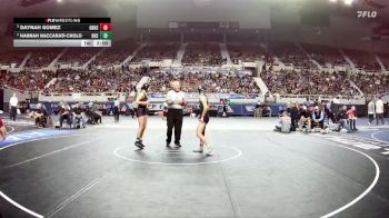 114-D1 Semifinal - Daynah Gomez, Gila Ridge High School vs Hannah Naccarati-Cholo, Basha High School