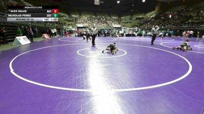 108 lbs Round Of 32 - Alex Salas, Matilda Torres vs Nicholas Perez, South