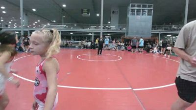 57 lbs Rr Rnd 7 - Rae Lynn Wallace, Lady Alpha Dogz - Girls vs Isabel Obrien, Steel Valley Vixens - Girls