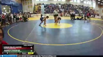 106 lbs Cons. Round 7 - Logan Delos Santos, Palm Bay Magnet High vs Andrew Punzalan, Cypress Bay High School Wrestl