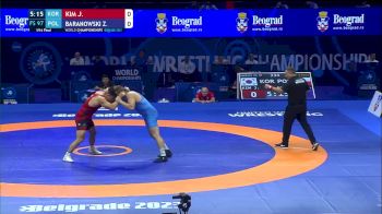 97 kg Qualif. - Jaegang Kim, Korea vs Zbigniew Baranowski, Poland