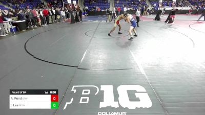 144 lbs Round Of 64 - Andrew Pond, Stratford vs Isaac Lee, Belmont