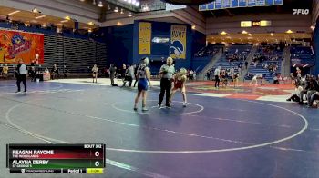 120 lbs Cons. Round 3 - Alayna Derby, St George`s vs Reagan Rayome, The Woodlands