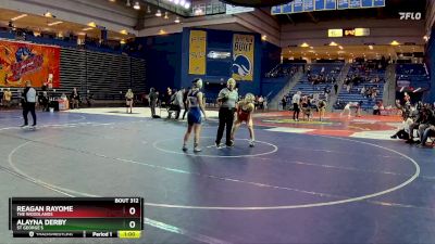 120 lbs Cons. Round 3 - Alayna Derby, St George`s vs Reagan Rayome, The Woodlands