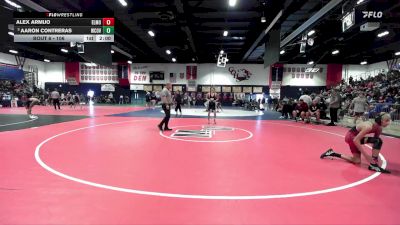 106 lbs Champ. Round 1 - Aaron Contreras, West Covina vs Alex Armijo, El Modena