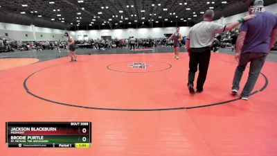 215 lbs Cons. Round 7 - Brodie Purtle, St. Michael The Archangel vs Jackson Blackburn, Piedmont