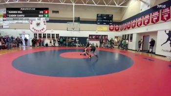 113 lbs Quarterfinal - Kaiden Hill, Lingle-Ft. Laramie/Southeast vs Caden Cantu, Moorcroft