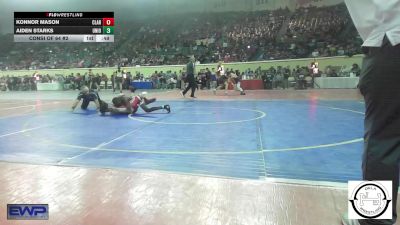 118 lbs Consi Of 64 #2 - Konnor Mason, Claremore Wrestling Club vs Aiden Starks, Union JH