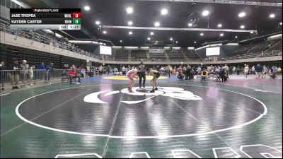 136 lbs 3rd Place - Jase Tropea, Woolwich Township vs Kayden Carter, Wilmington