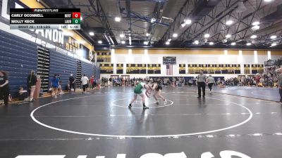118 lbs Round Of 16 - Carly OConnell, North Allegheny vs Molly Keck, Laurel